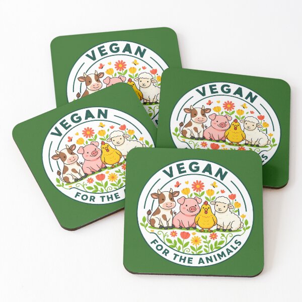 Item preview, Vegan for the Animals designed and sold by BuxomBabe21.