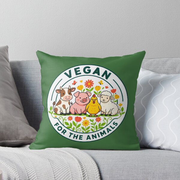 Item preview, Vegan for the Animals designed and sold by BuxomBabe21.