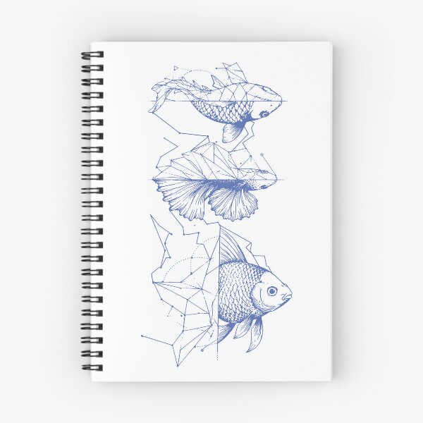 Item preview, Geometric Koi designed and sold by Wolfinwolf.