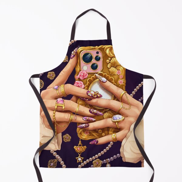Item preview, Luxury Phone Case Illustration | Glamorous Fashion Accessories Art | Elegant Gold & Pink Aesthetic designed and sold by GarnerSupplyCo.