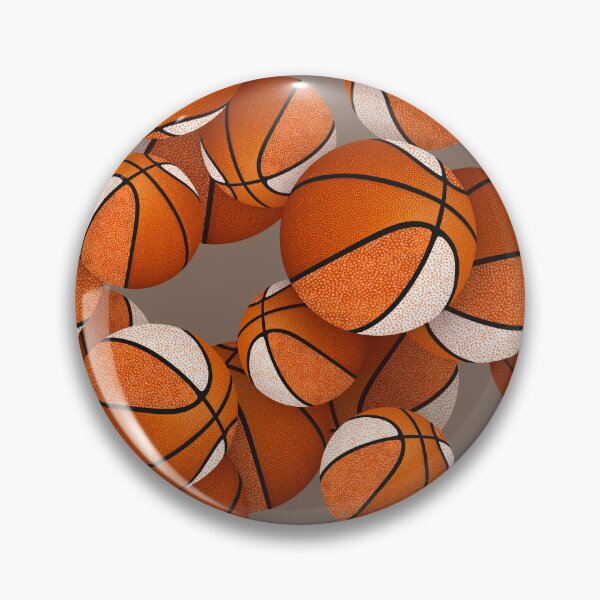 Item preview, Stylized basketballs with orange white accent panels designed and sold by katzdzynes.