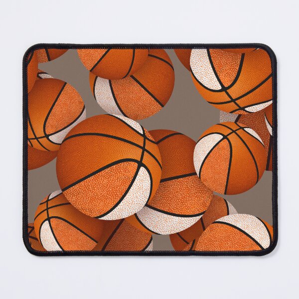 Item preview, Stylized basketballs with orange white accent panels designed and sold by katzdzynes.