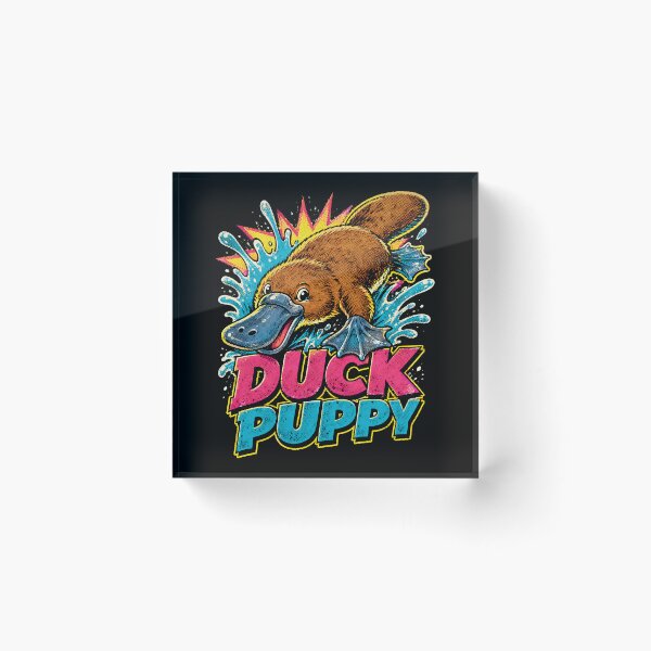 Item preview, Duck Puppy Platypus Splash designed and sold by Victor Shadehorn.