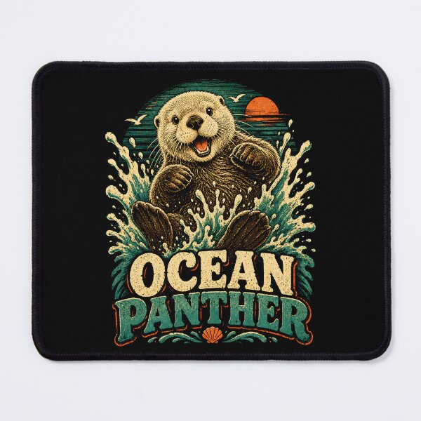 Item preview, Ocean Panther Sea Otter Splash designed and sold by Victor Shadehorn.