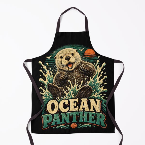 Item preview, Ocean Panther Sea Otter Splash designed and sold by Victor Shadehorn.