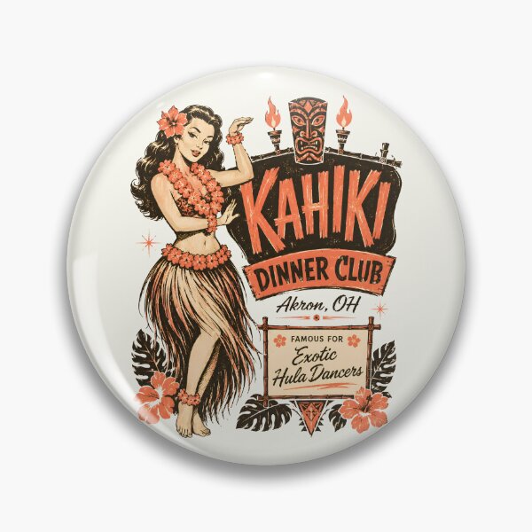 Item preview, Kahiki Dinner Club Vintage Tiki Hula Akron designed and sold by Victor Shadehorn.