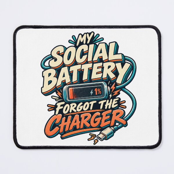Item preview, Social Battery Forgot the Charger designed and sold by Fares Zeineh.