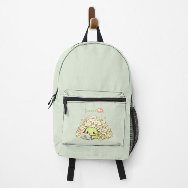 Item preview, Cute Turtle Inbox Overload | Kawaii Office Work Humor designed and sold by Moons Studio.