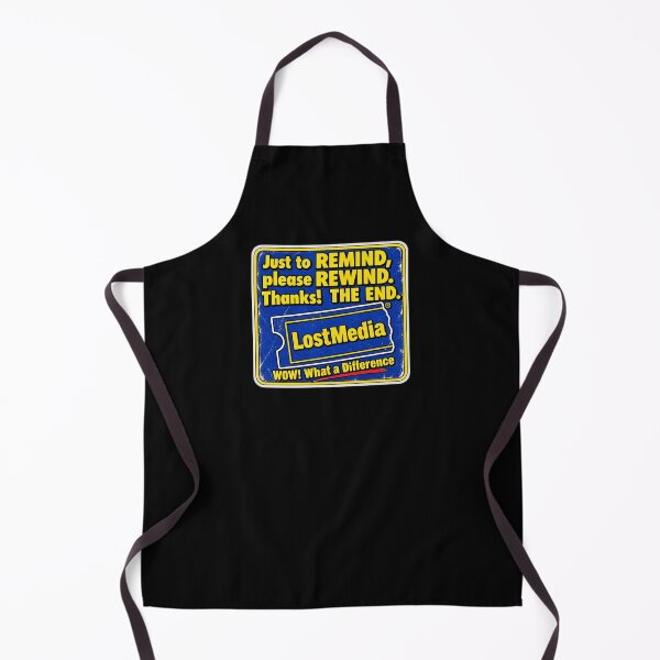 Item preview, "LOST MEDIA" Please Rewind Retro VHS Rental Nostalgia Sticker designed and sold by SeriouslyArtistical.