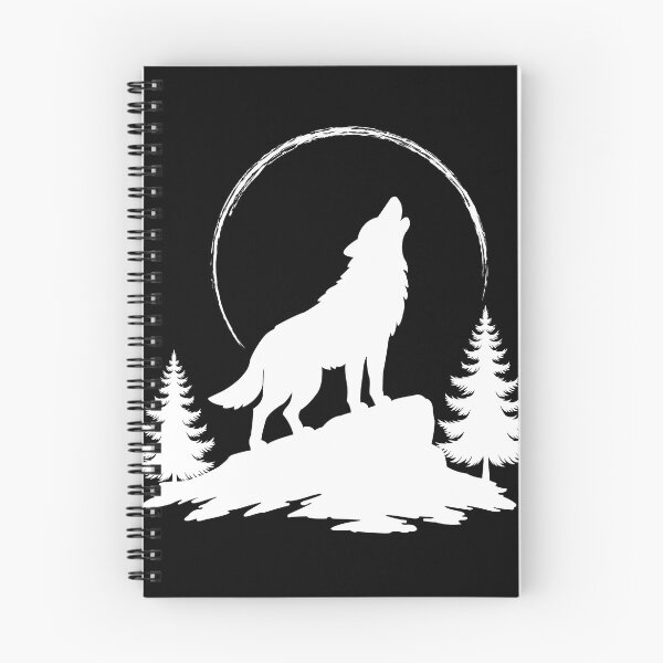 Item preview, Wolf Howling at the Moon - White designed and sold by Shadow's Den.