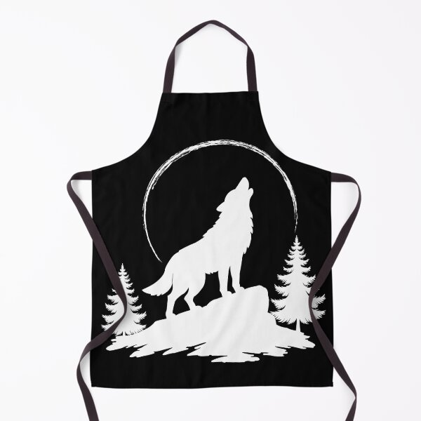 Item preview, Wolf Howling at the Moon - White designed and sold by Shadow's Den.