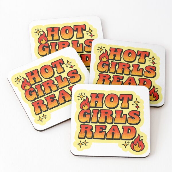 Item preview, Hot Girls Read  designed and sold by LibrarianLauren.