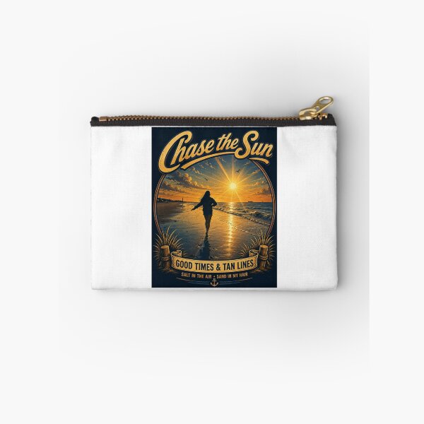 Item preview, chase the sun - good times & tan lines designed and sold by DailyQuestPrint.