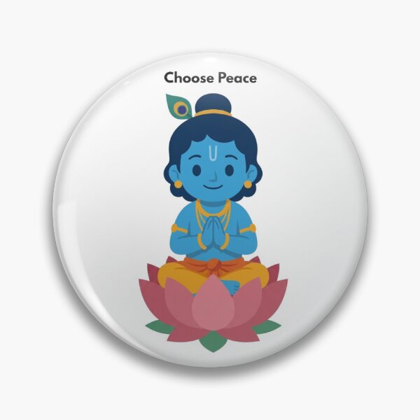 Item preview, choose peace | Developer Sticker | Mindful Tech Humor designed and sold by BhaktiByte.