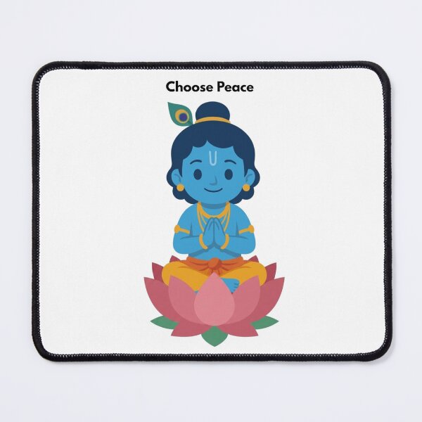 Item preview, choose peace | Developer Sticker | Mindful Tech Humor designed and sold by BhaktiByte.