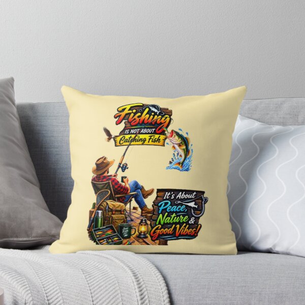 Item preview, Fishing is not about catching fish  designed and sold by Kenaj.
