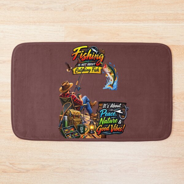 Item preview, Fishing is not about catching fish  designed and sold by Kenaj.