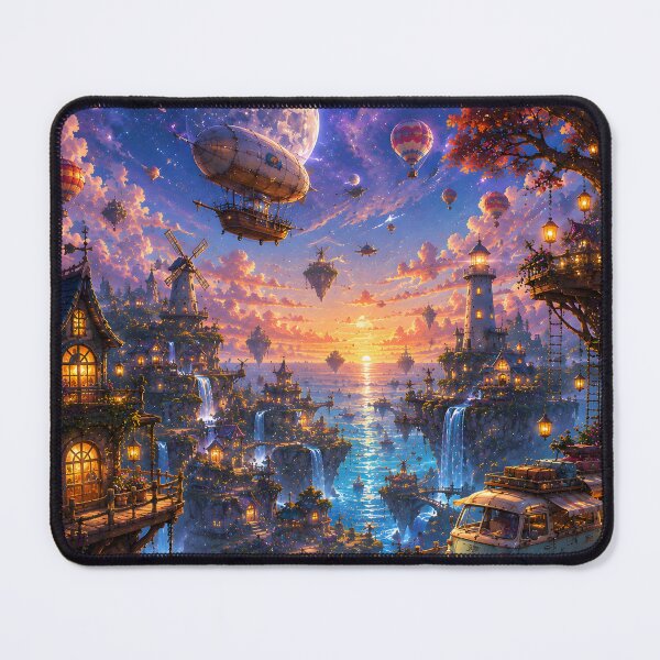 Item preview, Cozy Camper Van Cosmic Fantasy Sunset Art designed and sold by Herodestroyer.