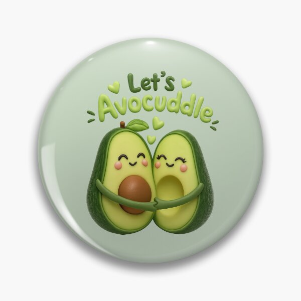 Item preview, Cute Let's Avocuddle | Kawaii Avocado Love Pun Art designed and sold by Moons Studio.
