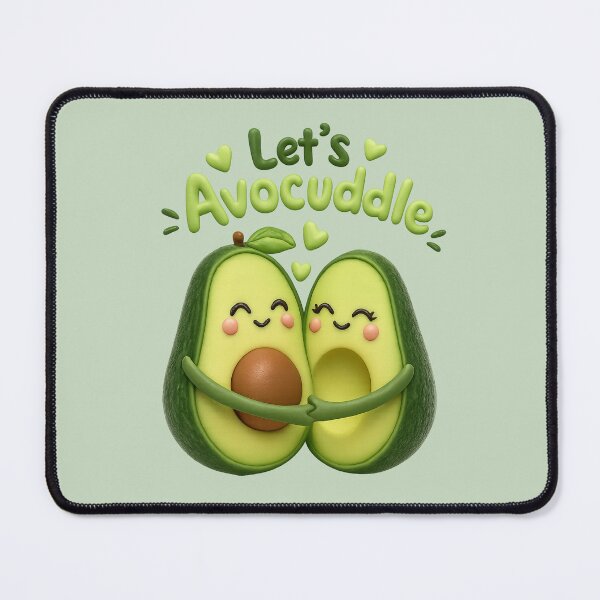 Item preview, Cute Let's Avocuddle | Kawaii Avocado Love Pun Art designed and sold by Moons Studio.