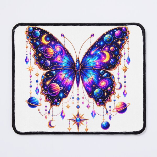 Item preview, Celestial Galaxy Butterfly with Planets designed and sold by TinyWeird.