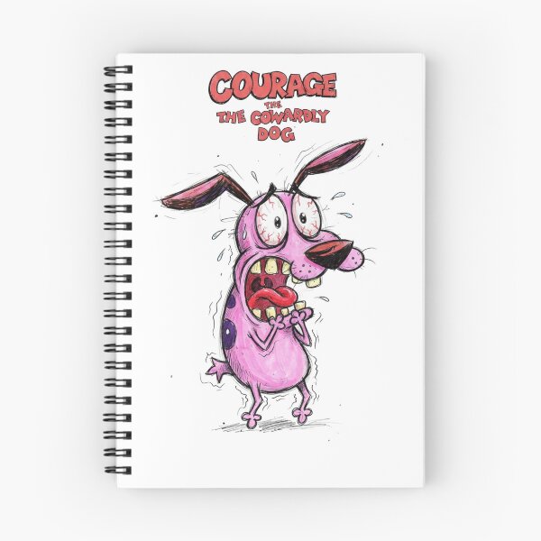 Item preview, Courage the Cowardly Dog Scared Sketch Illustration designed and sold by FreakToons.