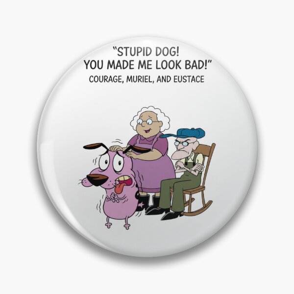 Item preview, Courage the Cowardly Dog Muriel and Eustace Cartoon Art designed and sold by FreakToons.