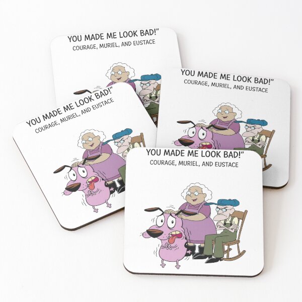 Item preview, Courage the Cowardly Dog Muriel and Eustace Cartoon Art designed and sold by FreakToons.