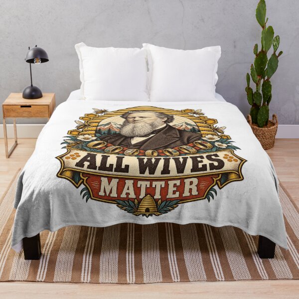 Item preview, All Wives Matter - Vintage Beehive Apiary Edgy Quote designed and sold by sportfantees.