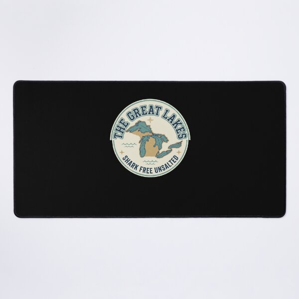 Item preview, The Great Lakes Shark Free Unsalted Freshwater Map designed and sold by snowry.