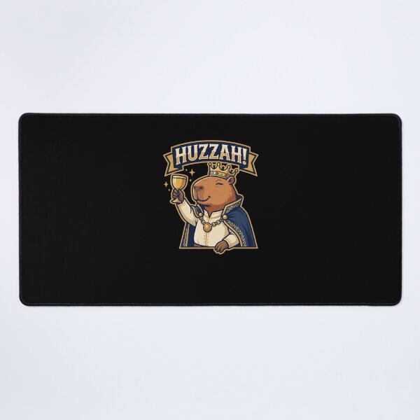 Item preview, HUZZAH! Capybara King Toasting Celebration designed and sold by snowry.