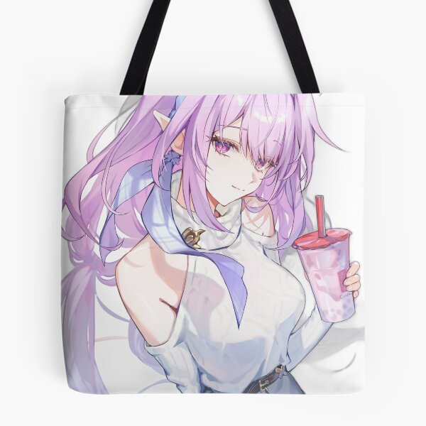 Item preview, Castorice Holding Bubble Tea Honkai Star Rail designed and sold by KomiArts.