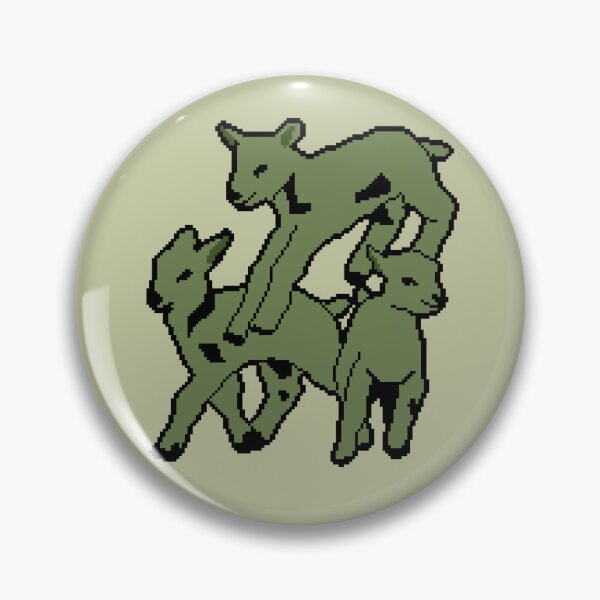 Item preview, Linda cabra verde designed and sold by RedLine154.