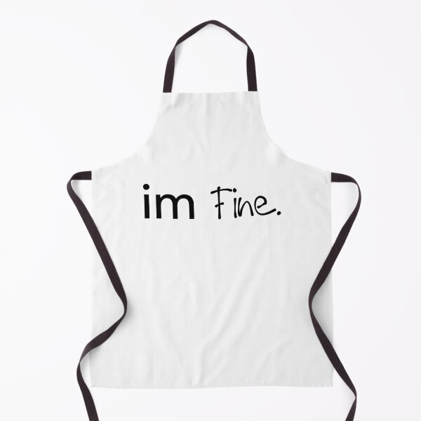 Item preview, I'm Fine Mixed Font Quote Design designed and sold by PassableStudio.