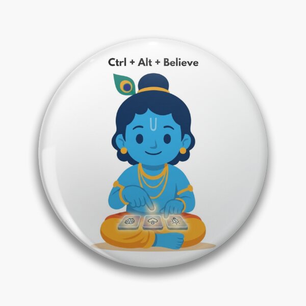 Item preview, ctrl+alt+believe | Developer Sticker | Programming Tech Humor designed and sold by BhaktiByte.