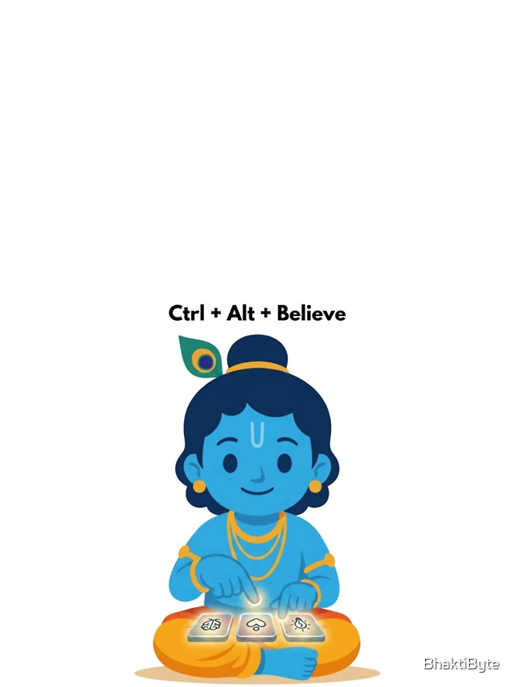 Thumbnail 4 of 4, Samsung Galaxy Phone Case, ctrl+alt+believe | Developer Sticker | Programming Tech Humor designed and sold by BhaktiByte.