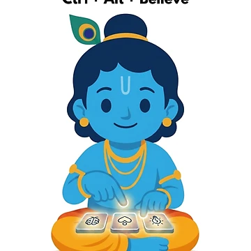 Artwork thumbnail, ctrl+alt+believe | Developer Sticker | Programming Tech Humor by BhaktiByte