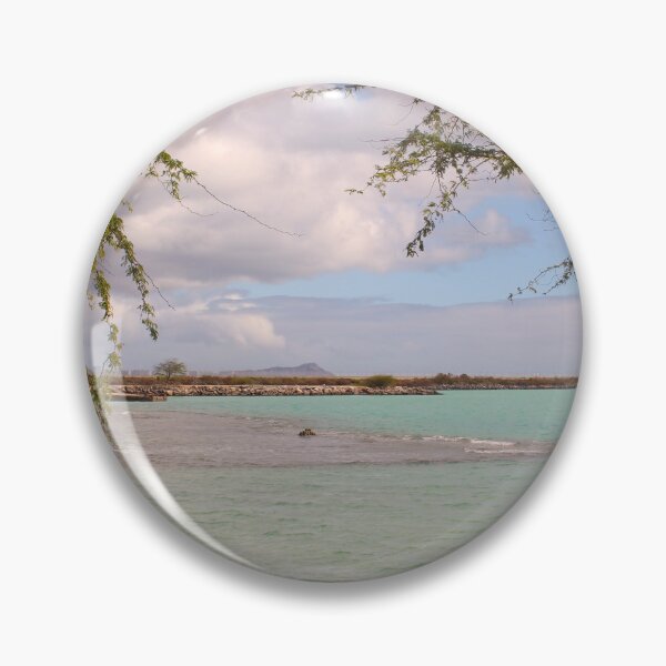 Item preview, Tropical Turquoise Ocean Lagoon with Overhanging Trees designed and sold by CayoSnapper.
