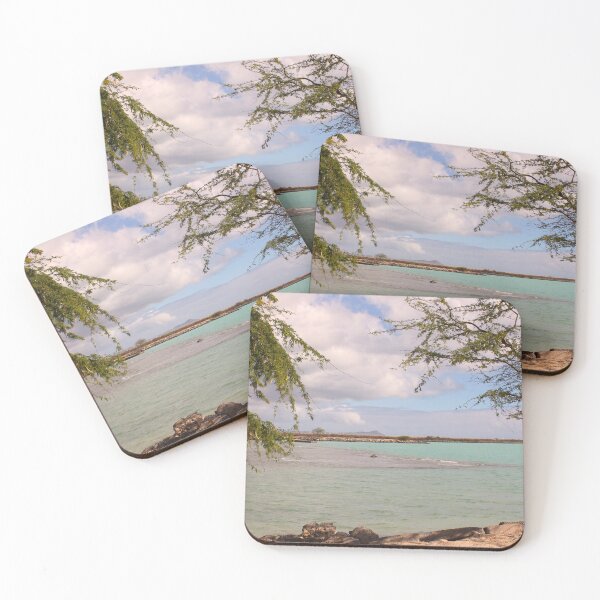 Item preview, Tropical Turquoise Ocean Lagoon with Overhanging Trees designed and sold by CayoSnapper.