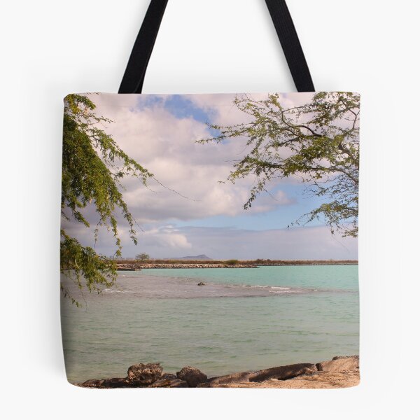 Item preview, Tropical Turquoise Ocean Lagoon with Overhanging Trees designed and sold by CayoSnapper.