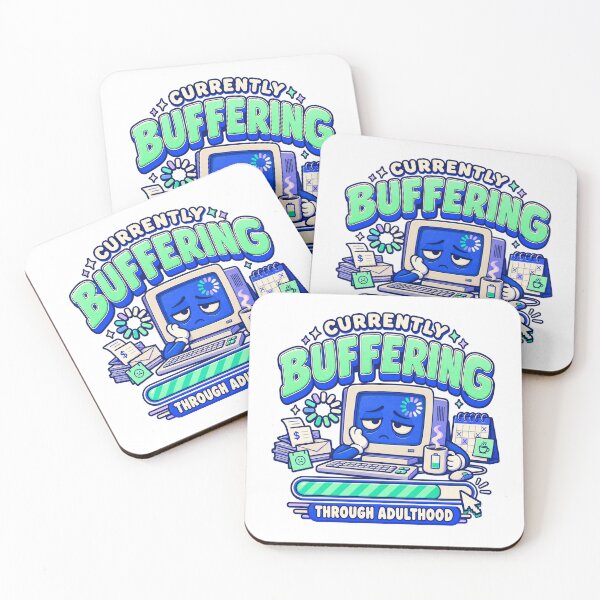 Item preview, Currently Buffering Through Adulthood designed and sold by Fares Zeineh.