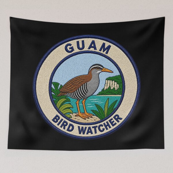 Item preview, Guam Bird Watcher – Guam Rail Ko’ko’ Patch Birder designed and sold by The-Drip-Studio.