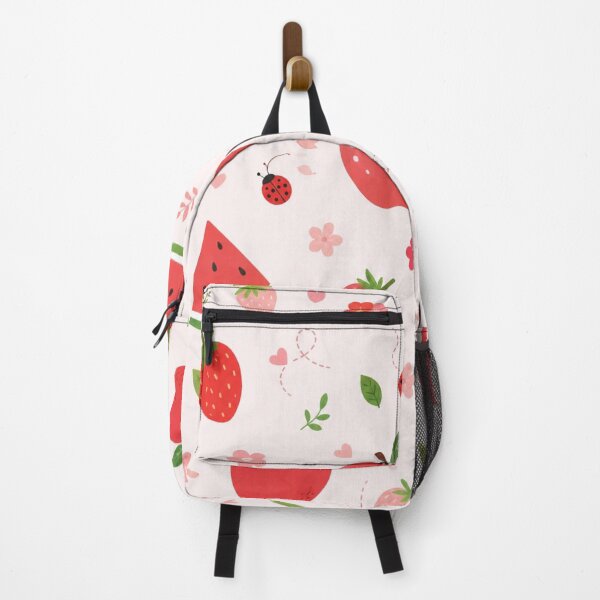 Item preview, Cute Fruity Summer Pattern – Strawberry Apple Watermelon designed and sold by itxelaraStudio.