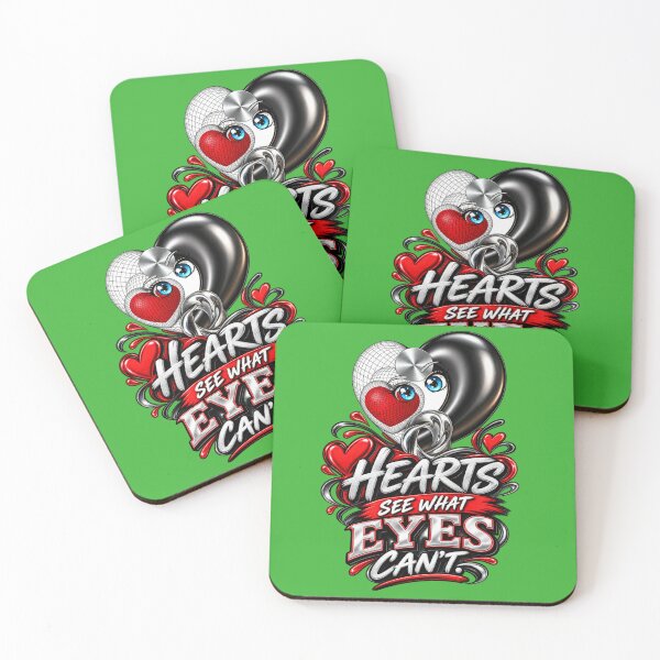 Item preview, Hearts See What Eyes Can’t – Emotional Heart Art designed and sold by MindForgeDesign.