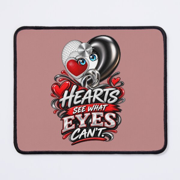 Item preview, Hearts See What Eyes Can’t – Emotional Heart Art designed and sold by The Kawaii Forge.