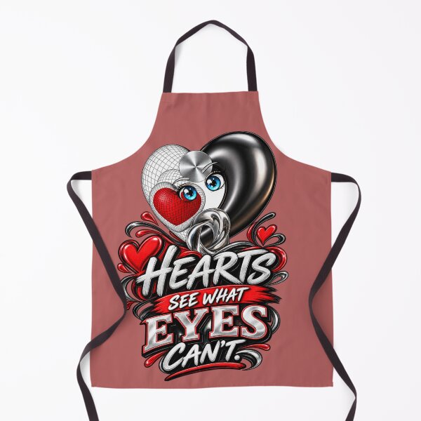 Item preview, Hearts See What Eyes Can’t – Emotional Heart Art designed and sold by The Kawaii Forge.