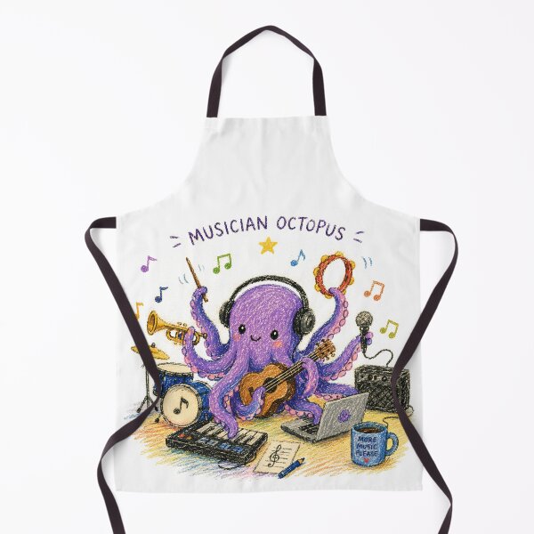 Item preview, Musician Octopus designed and sold by YannisZART.