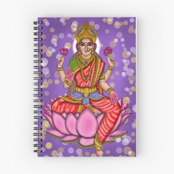 Item preview, Goddess Lakshmi Artwork | Divine Hindu Goddess Digital Painting & Spiritual Illustration  Description designed and sold by Harshit_Digital_Arts.
