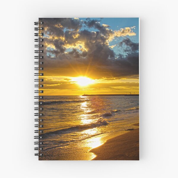 Item preview, Dramatic Golden Ocean Sunset with Sunburst and Storm Clouds designed and sold by CayoSnapper.