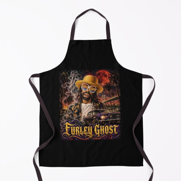 Item preview, Furley Ghost Mac Dre Halloween Shirt | Haunted Bay Area Mustang Chicano Graphic Tee designed and sold by Street Culture Couture.